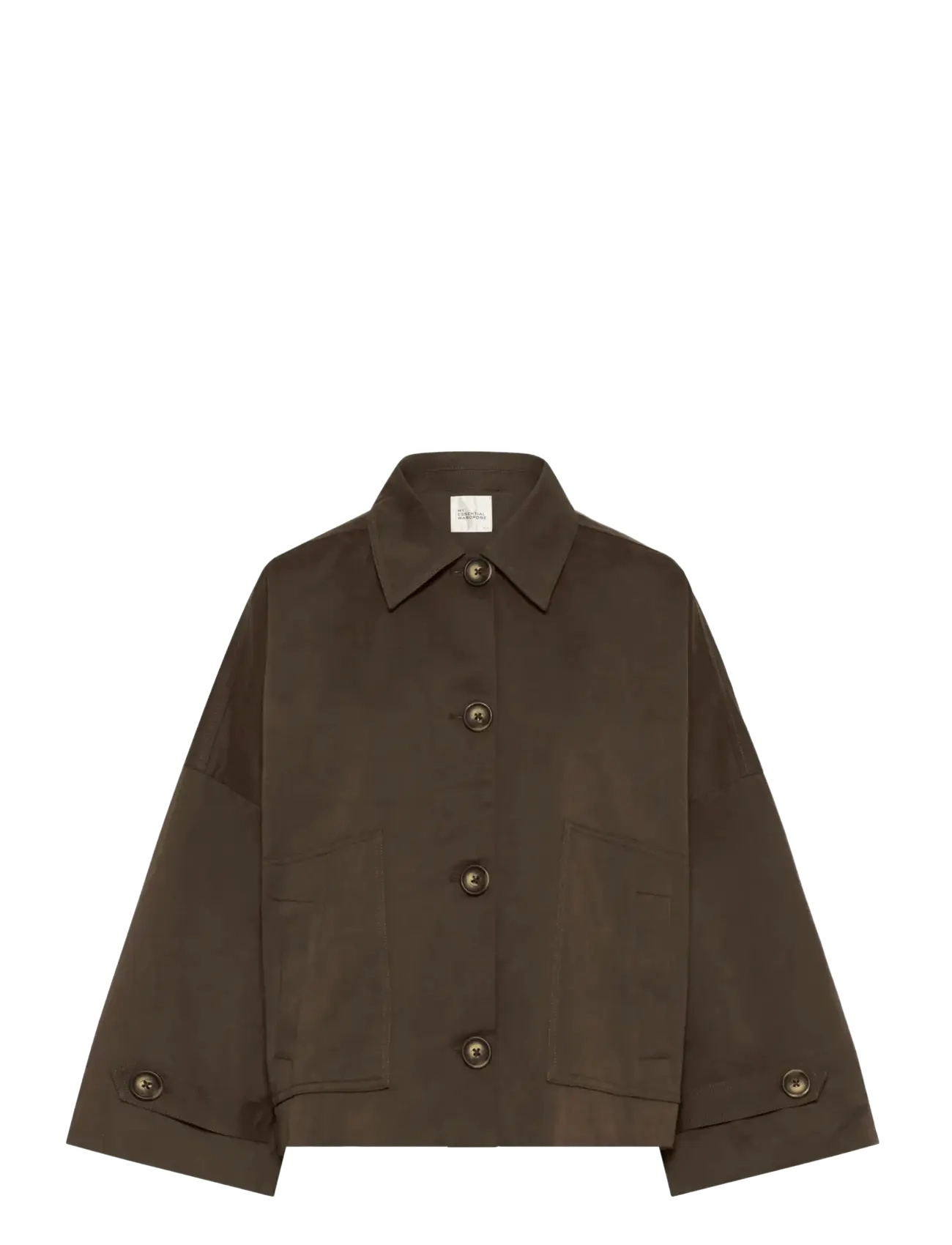 My Essential Wardrobe LyonMW OS Short Jacket - Kleding - MAJOR BROWN / brown
