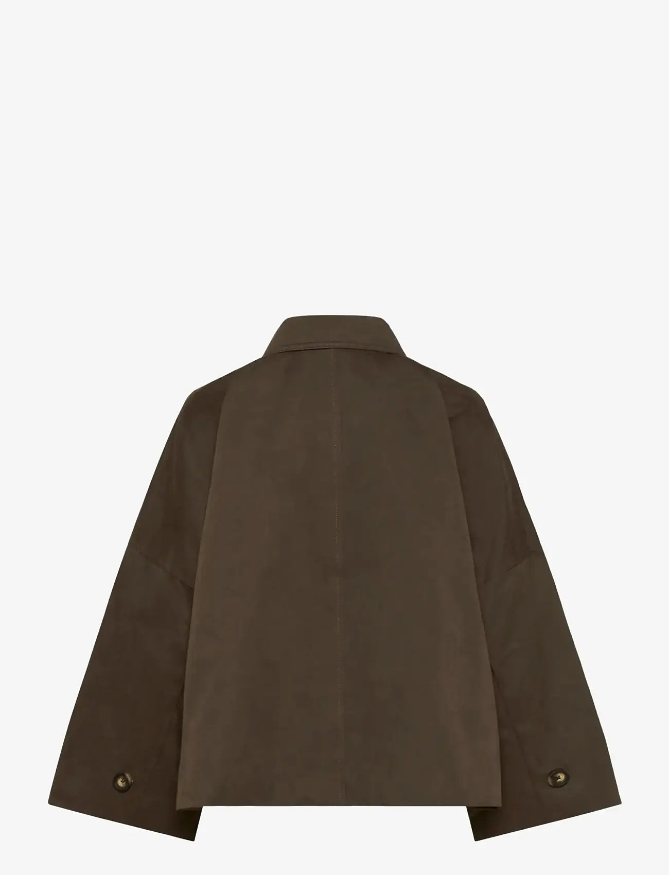 My Essential Wardrobe - LyonMW OS Short Jacket - spring jackets - major brown - 2