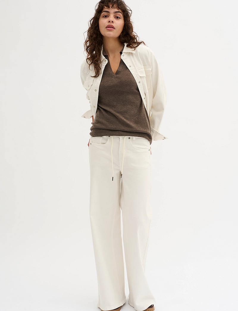 My Essential Wardrobe - DangoMW 157 X-Wide - wijde broeken - champagne - 3