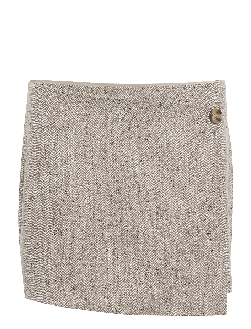 My Essential Wardrobe - EmmyMW Wrap Skirt - wickelröcke - oatmeal melange - 1