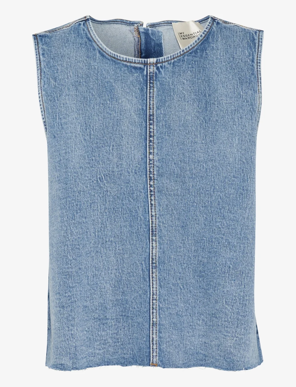 My Essential Wardrobe - DangoMW 144 Top - linnen - light blue retro wash - 1