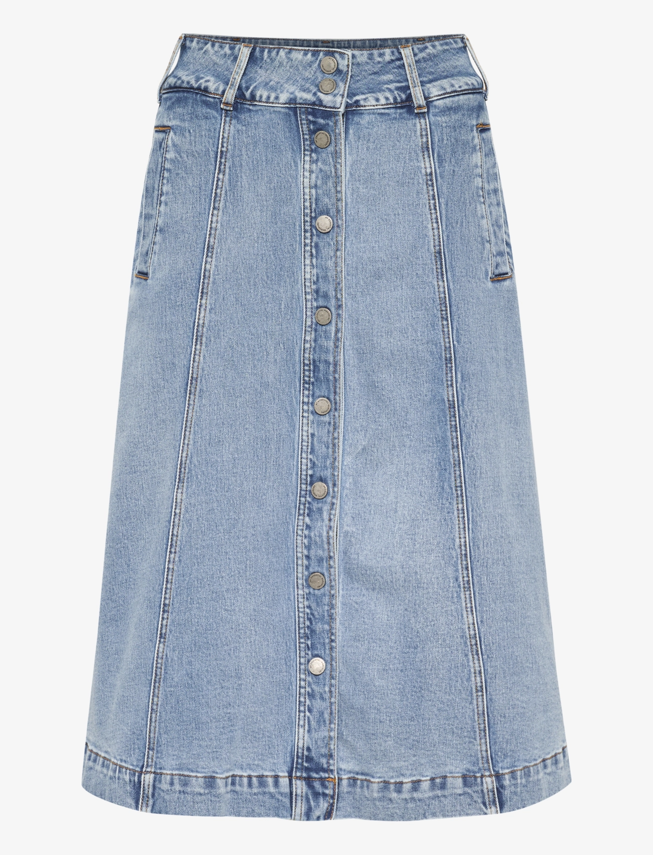 My Essential Wardrobe DangoMW 144 Skirt - Transitional Layering - LIGHT BLUE RETRO WASH / blue
