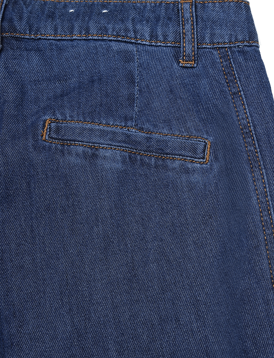 My Essential Wardrobe - Jeans Wide MWHilma 171 - hosen mit weitem bein - dark blue wash - 4