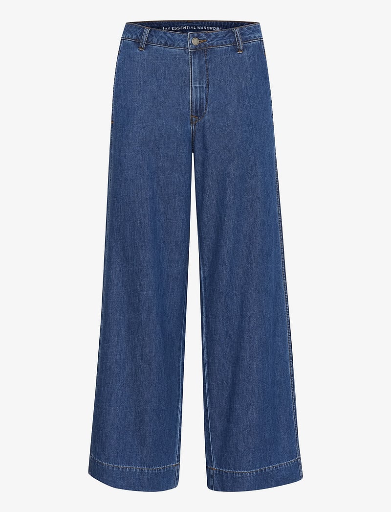 My Essential Wardrobe - Jeans Wide MWHilma 171 - wide leg jeans - medium blue wash - 1