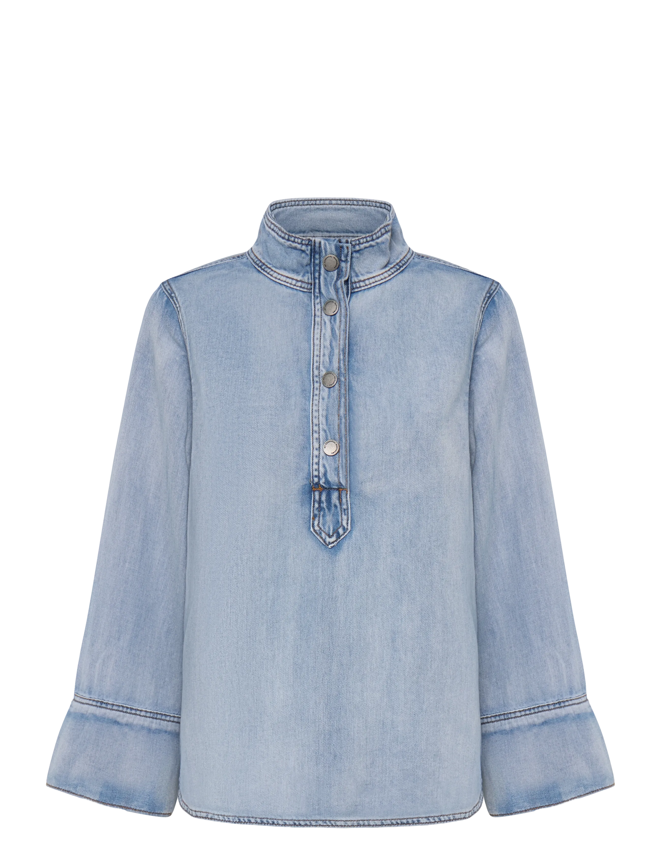 MY ESSENTIAL WARDROBE Hilmamw 171 Boxy Bluse Blau - 44 - Damen