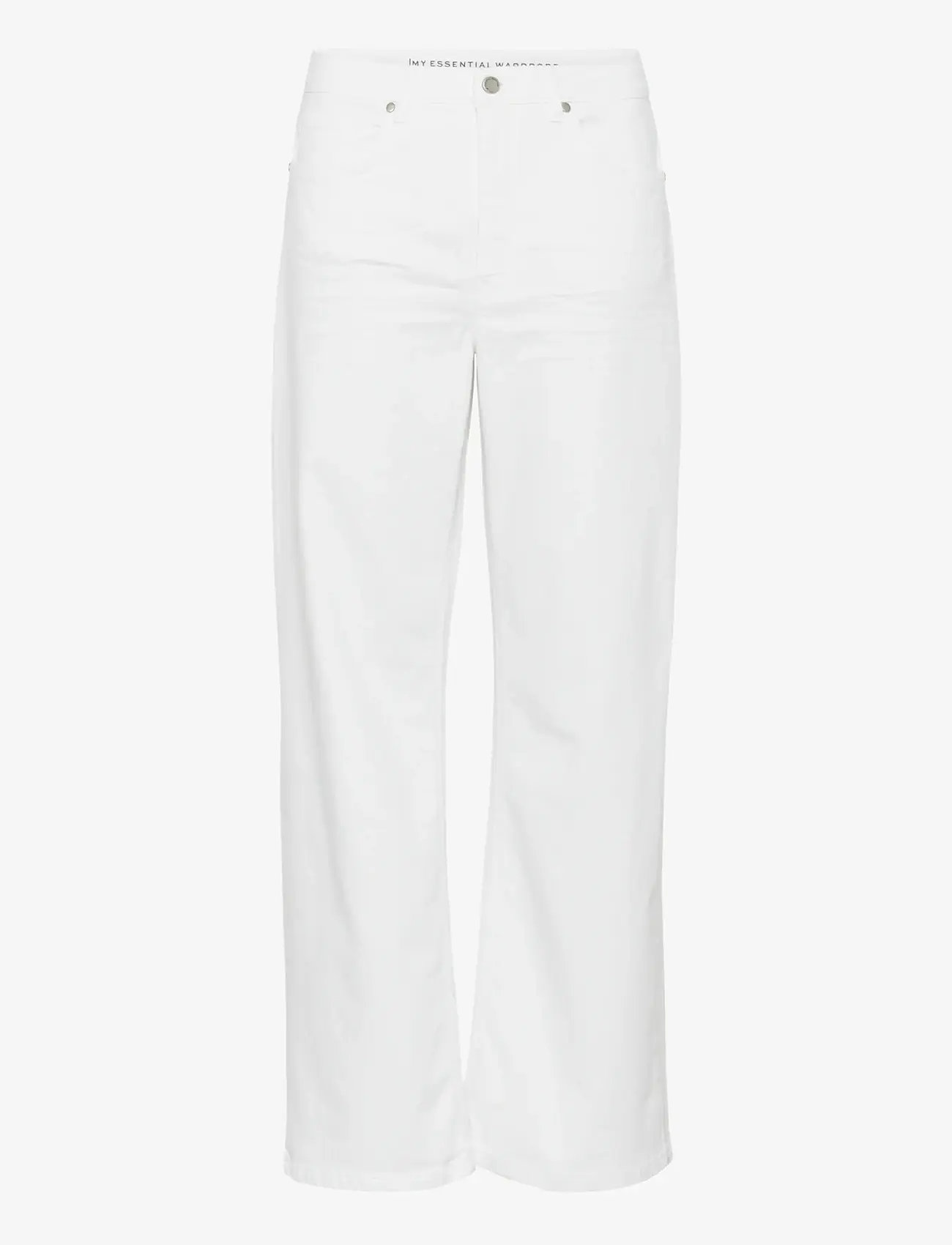 My Essential Wardrobe - LouisMW 131 High Wide - laia säärega teksad - bright white - 1