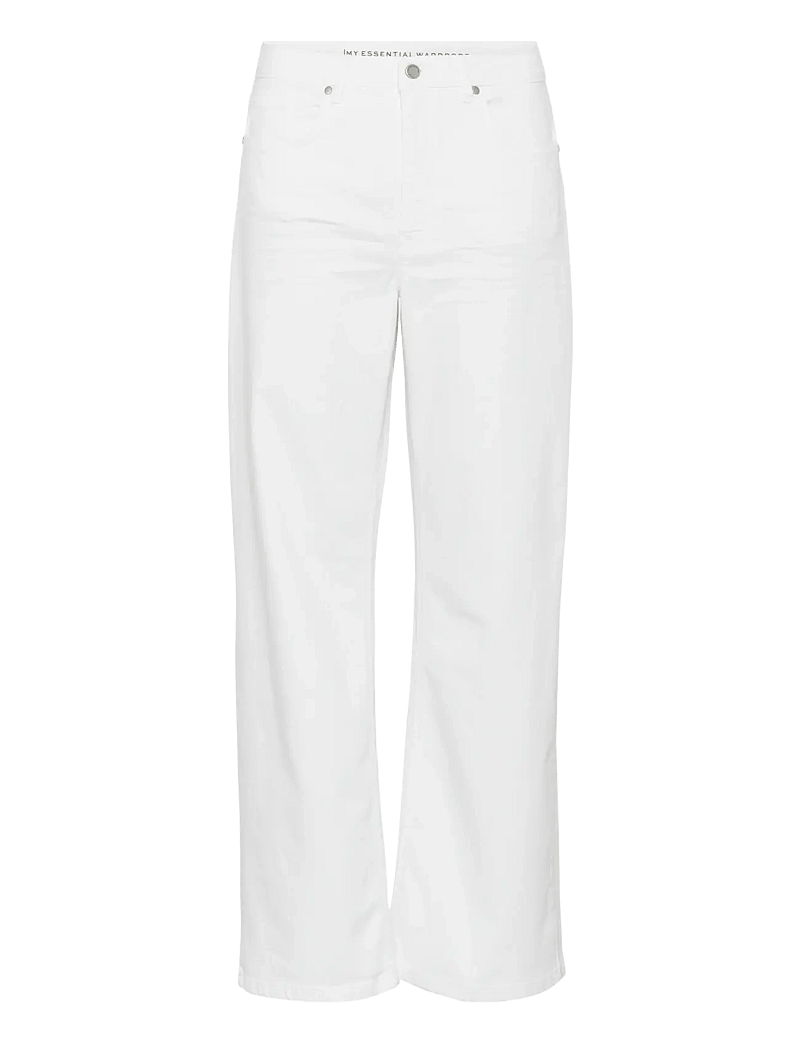 My Essential Wardrobe - LouisMW 131 High Wide - laia säärega teksad - bright white - 1