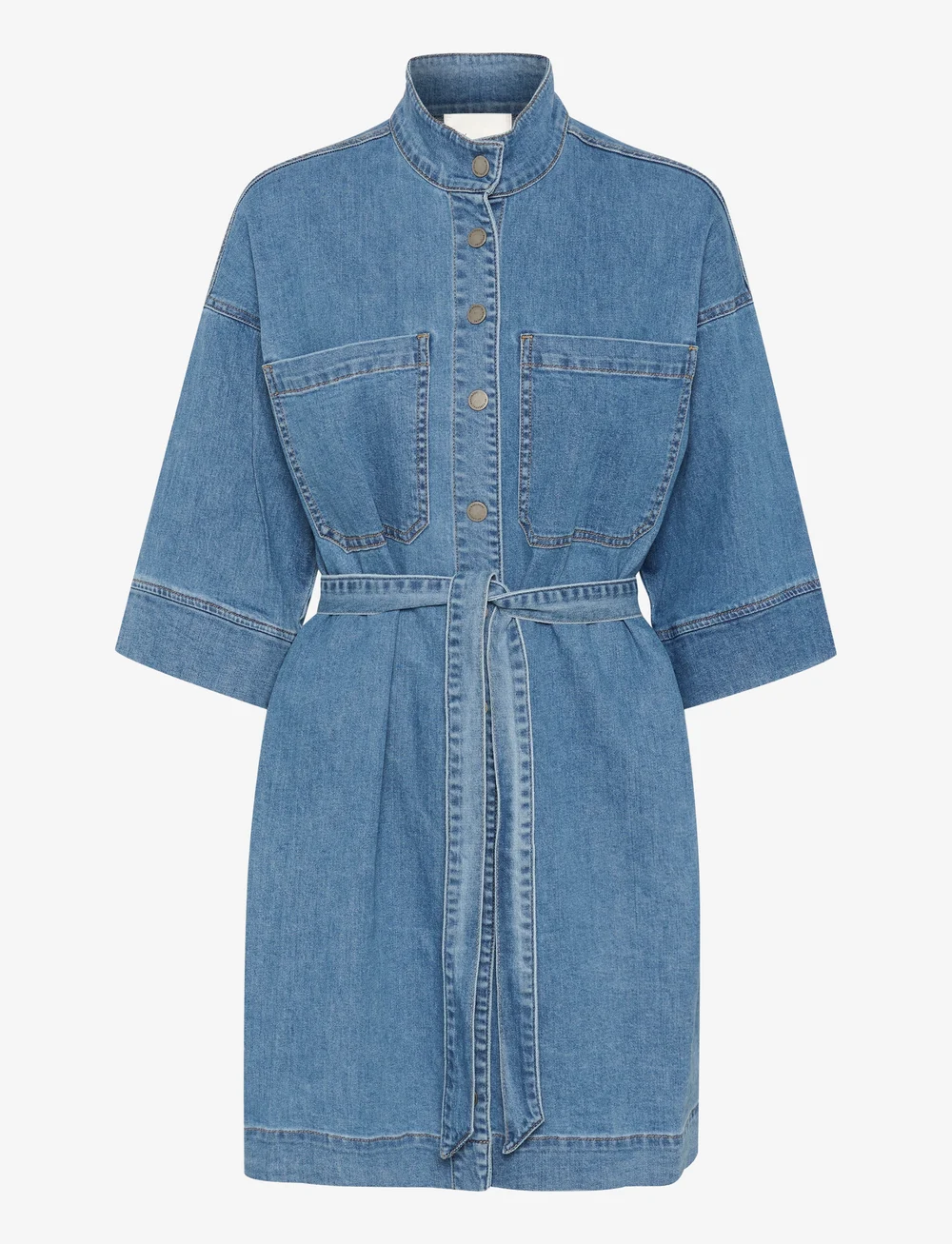 My Essential Wardrobe - LaraMW 115 Dress - jeanskleider - medium blue wash - 1
