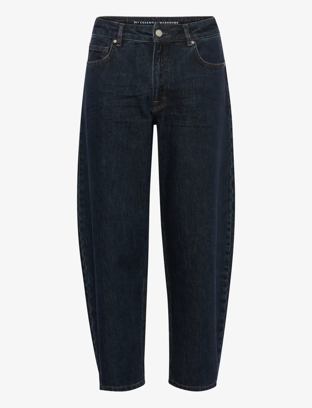 My Essential Wardrobe - BalooMW 139 High Tappered - barrel jeans - dark blue un-wash - 1