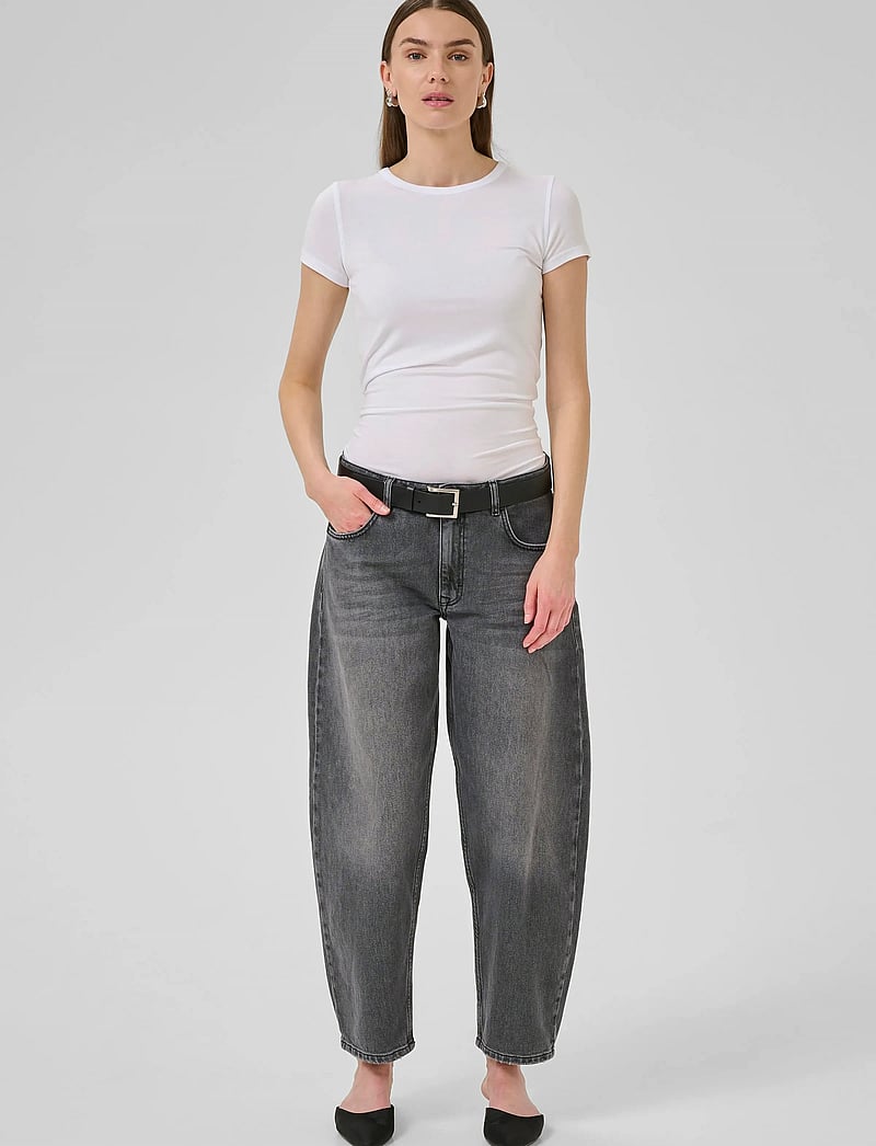 My Essential Wardrobe - BalooMW 139 High Barrel - barrel jeans - dark grey retro wash - 0