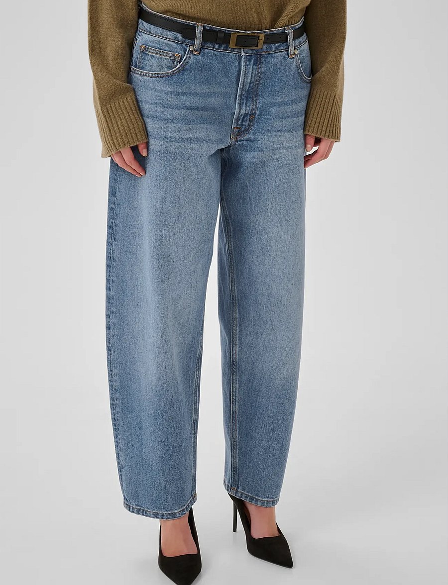 My Essential Wardrobe - Jeans Barrel MWBaloo 139 - barrel jeans - medium blue wash - 0