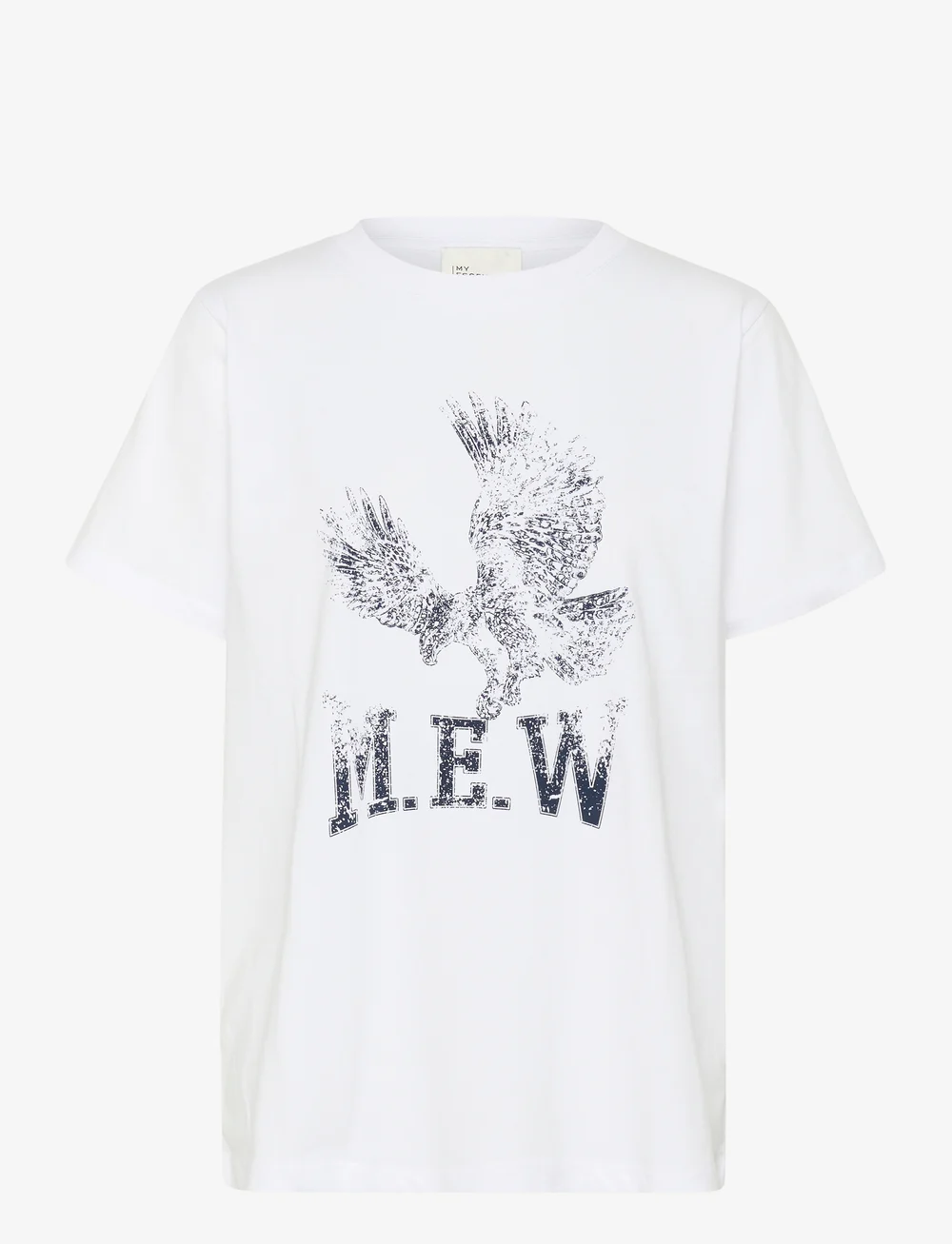 My Essential Wardrobe - EagleMW Boxy Tee - t-shirts - bright white - 1