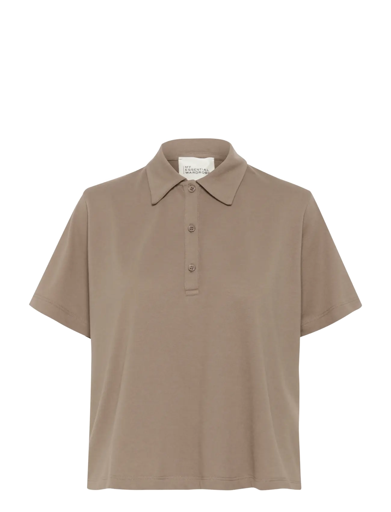 My Essential Wardrobe AbbyMW Polo Tee - Kläder - WALNUT / brown