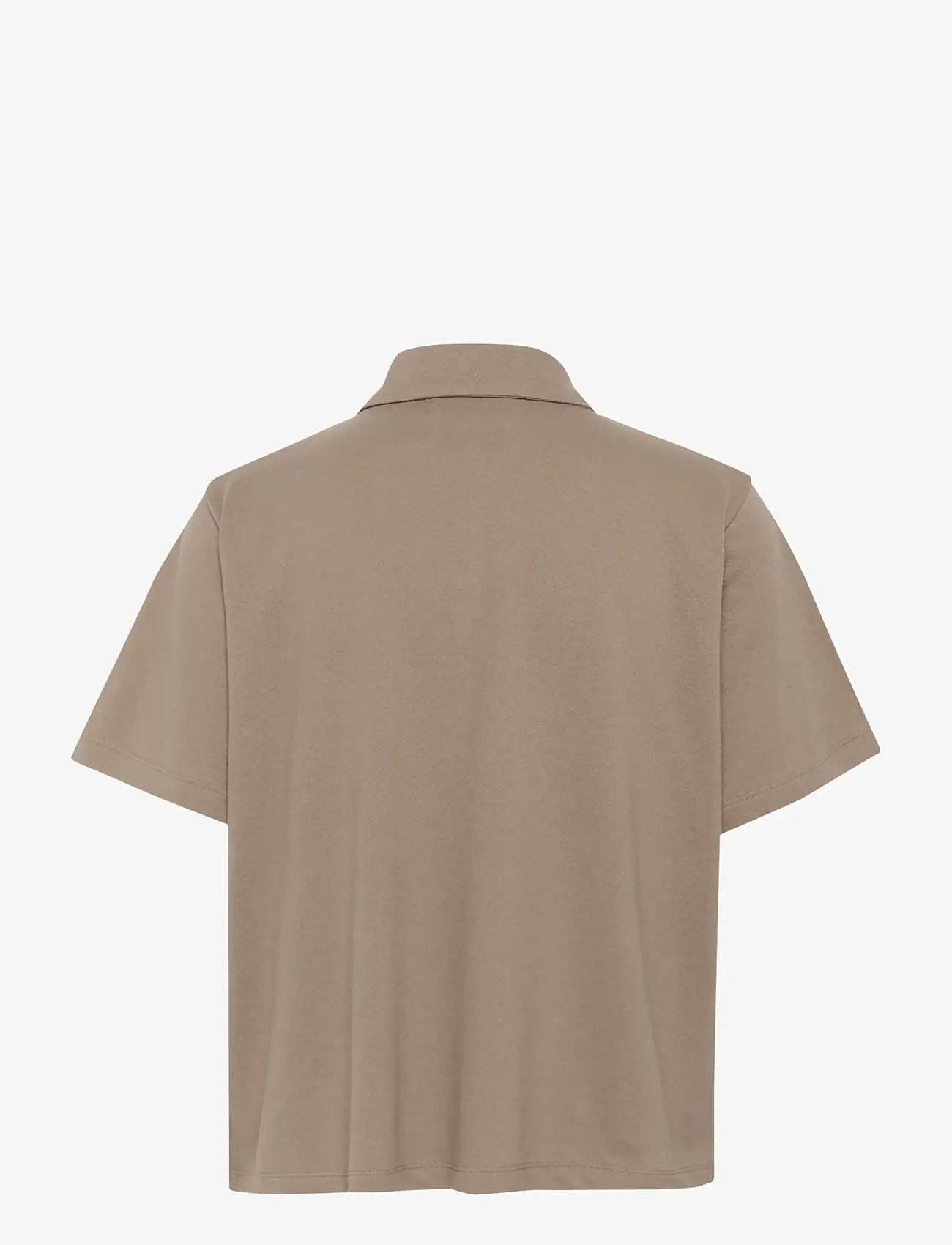 My Essential Wardrobe - AbbyMW Polo Tee - poloshirts - walnut - 2