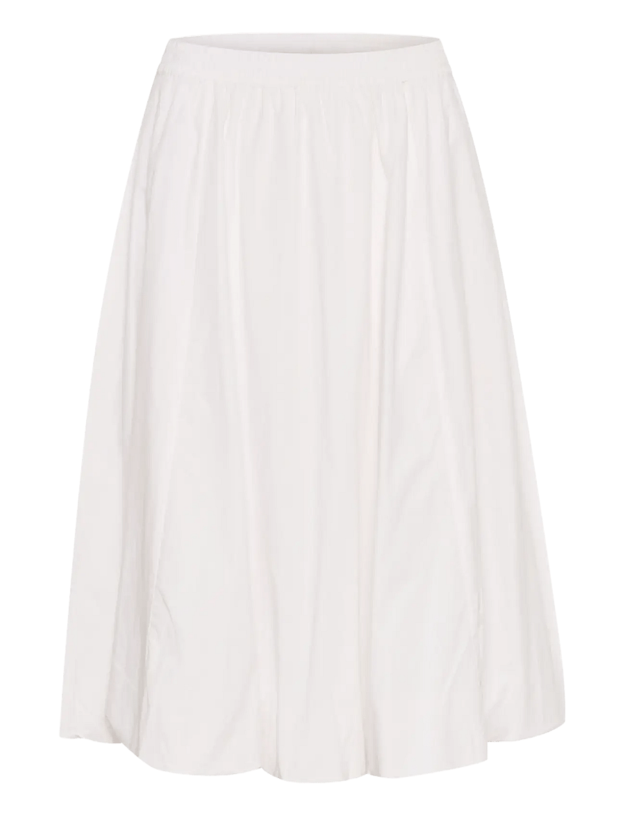 My Essential Wardrobe - SunnaMW Baloon Skirt - midi kjolar - bright white - 1