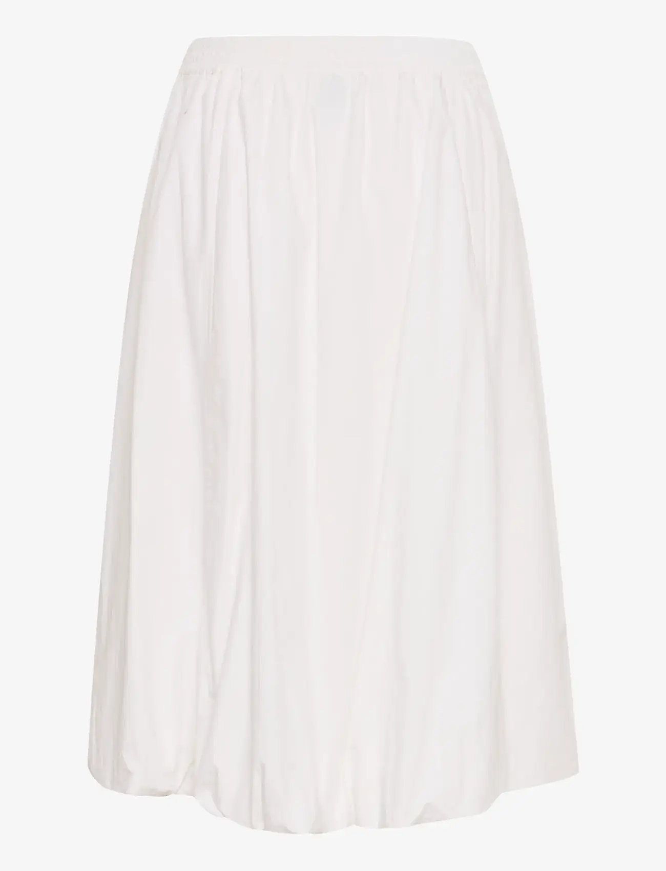 My Essential Wardrobe - SunnaMW Baloon Skirt - midi kjolar - bright white - 2
