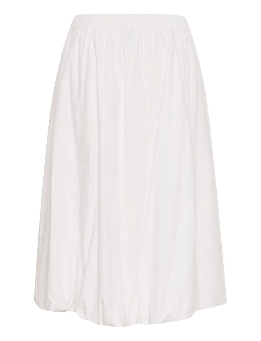 My Essential Wardrobe - SunnaMW Baloon Skirt - midi kjolar - bright white - 2