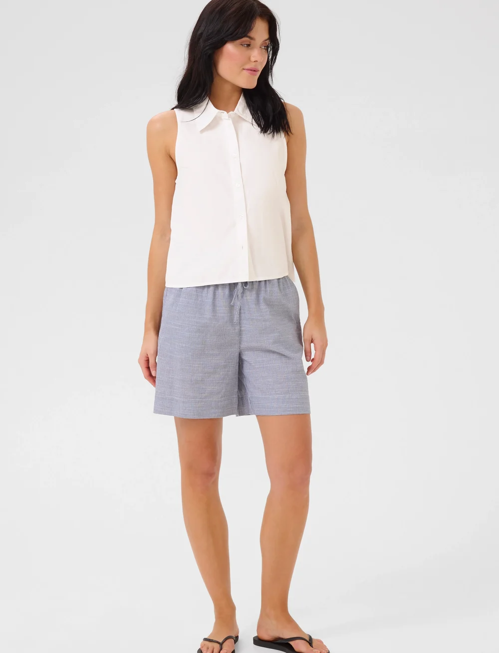 My Essential Wardrobe - SunnaMW Top - Ärmlösa blusar - bright white - 3