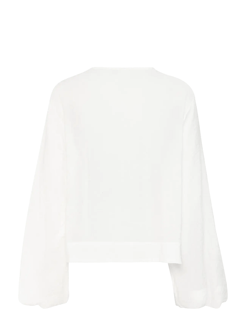 My Essential Wardrobe - LiloMW Blouse - langärmlige blusen - snow white - 2