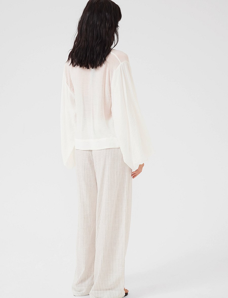 My Essential Wardrobe - LiloMW Blouse - blouses à manches longues - snow white - 4