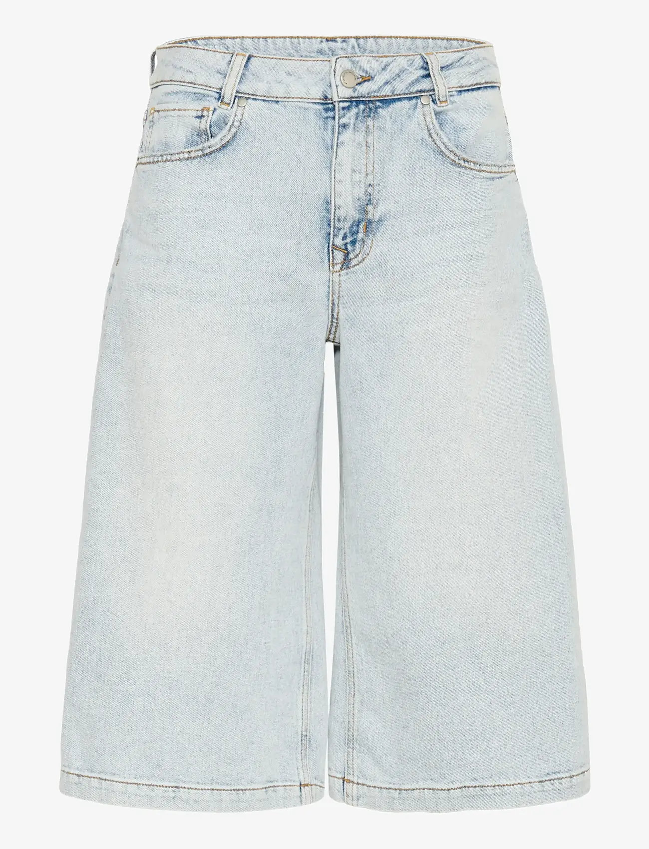 My Essential Wardrobe - DangoMW 139 High X-Wide Shorts - jorts - light blue retro wash - 1