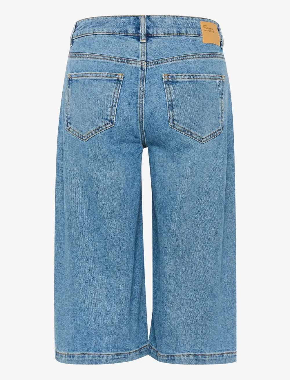 My Essential Wardrobe - DangoMW 139 High X-Wide Shorts - džinsa šorti - medium blue wash - 2