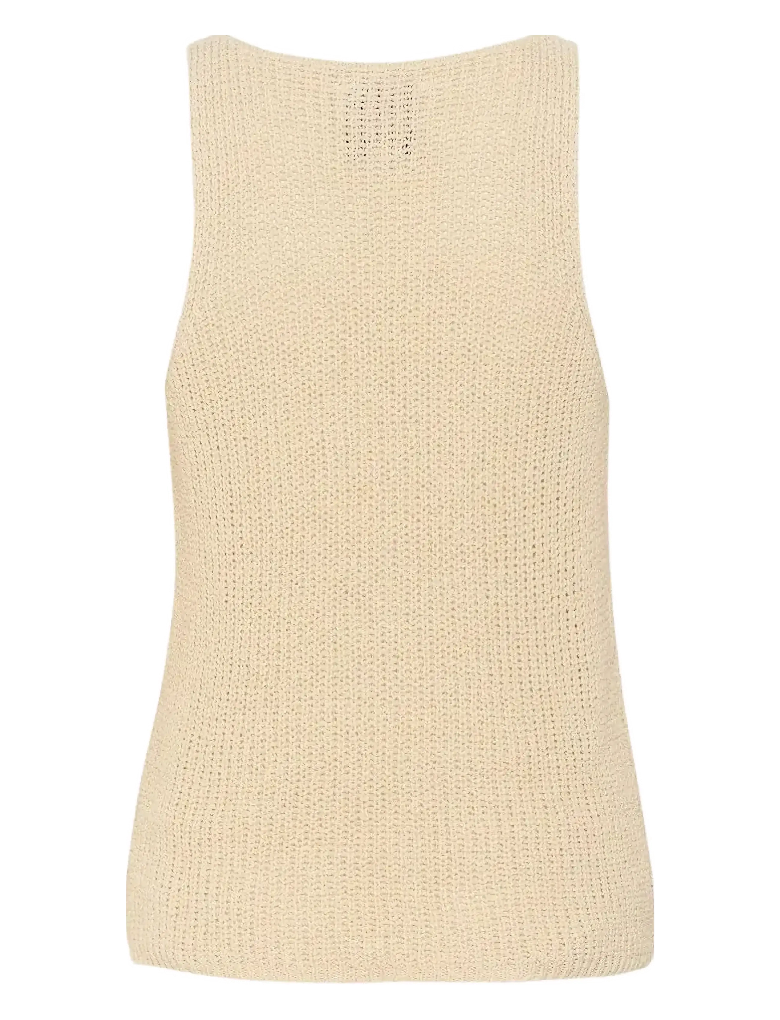 My Essential Wardrobe - DivaMW Knit Top - trøjer - almond milk - 2