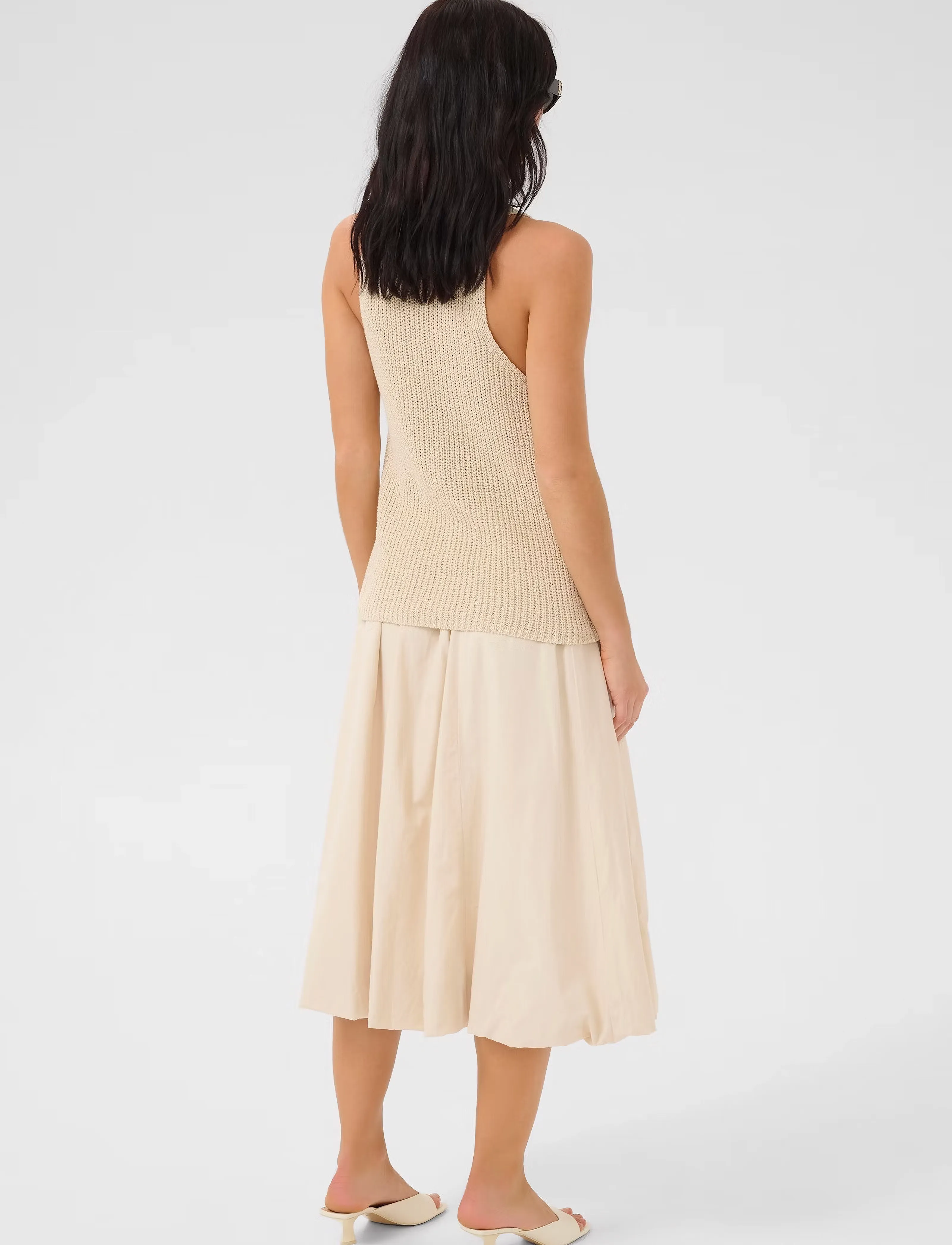 My Essential Wardrobe - DivaMW Knit Top - trøjer - almond milk - 3