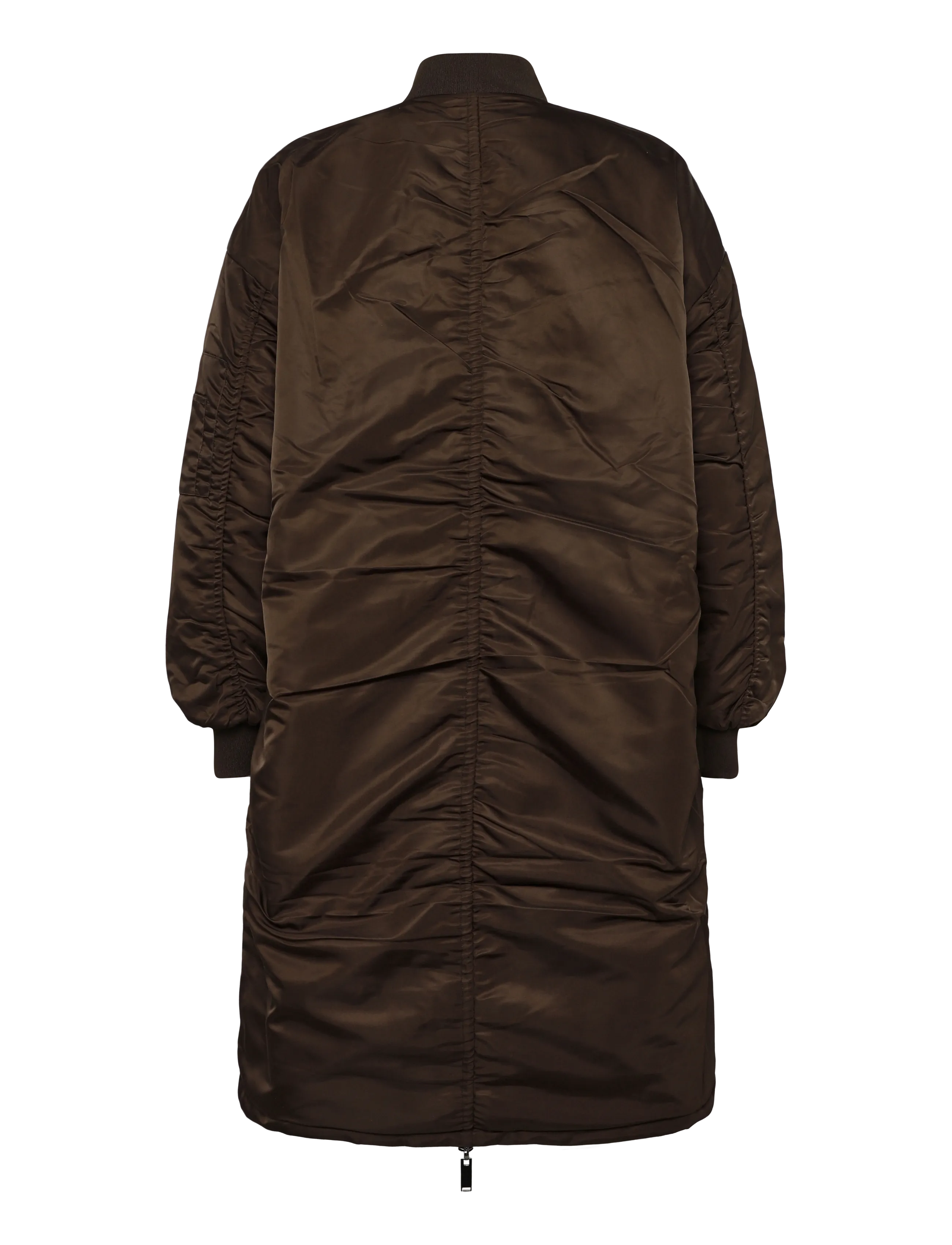 My Essential Wardrobe - HelgaMW Reversable Long Jacket - demitasse - 1