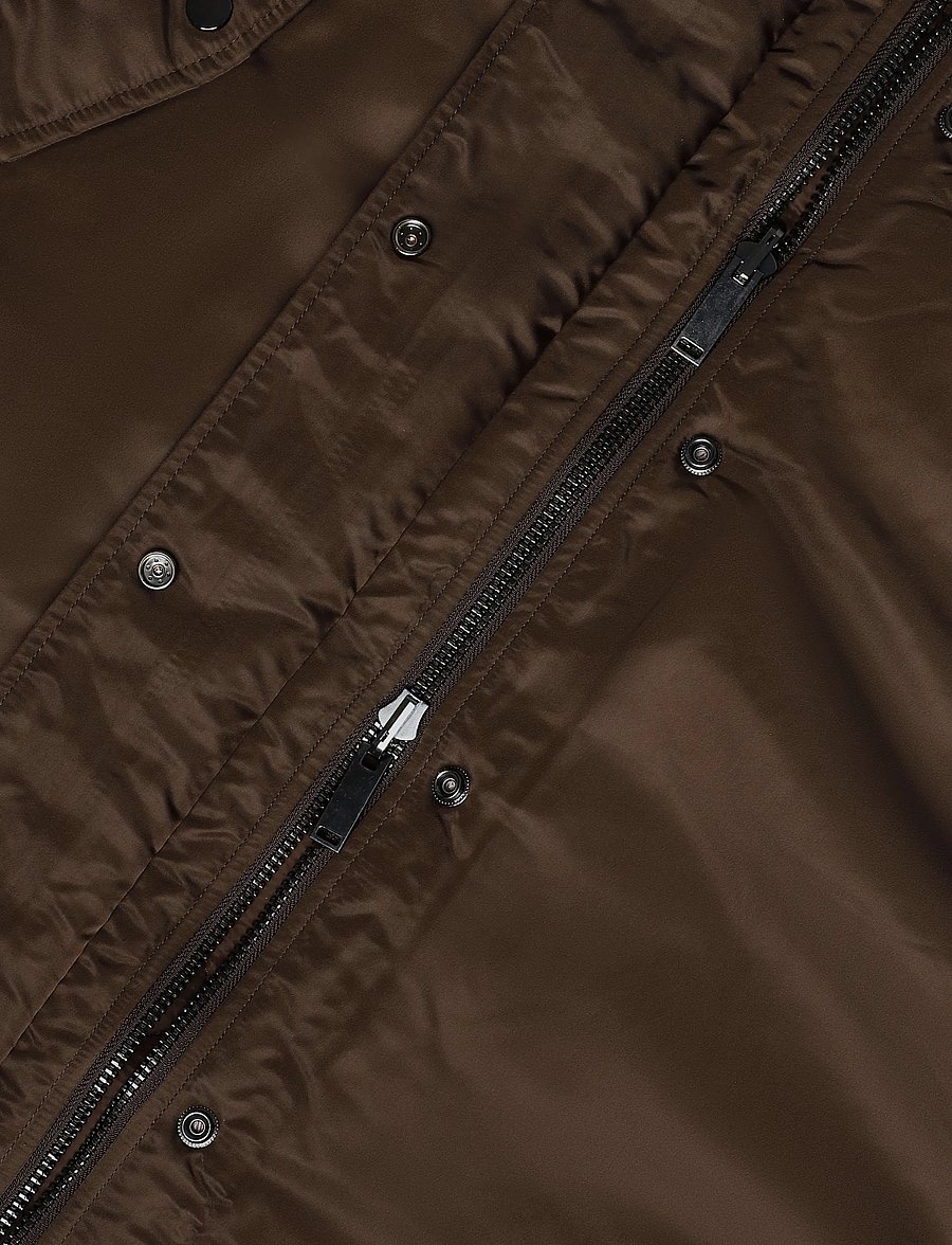 My Essential Wardrobe - HelgaMW Reversable Long Jacket - demitasse - 4