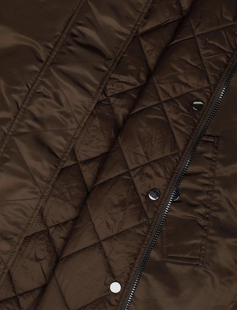 My Essential Wardrobe - HelgaMW Reversable Long Jacket - demitasse - 5