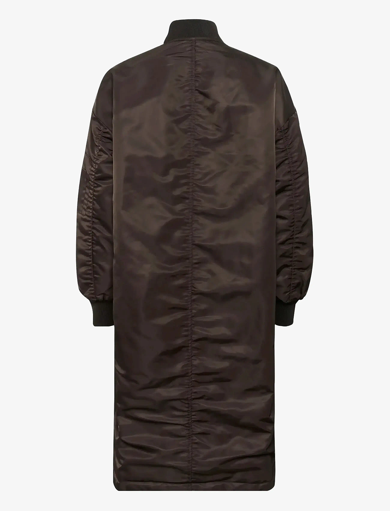 My Essential Wardrobe - HelgaMW Reversable Long Jacket - bomberjackor - espresso - 2