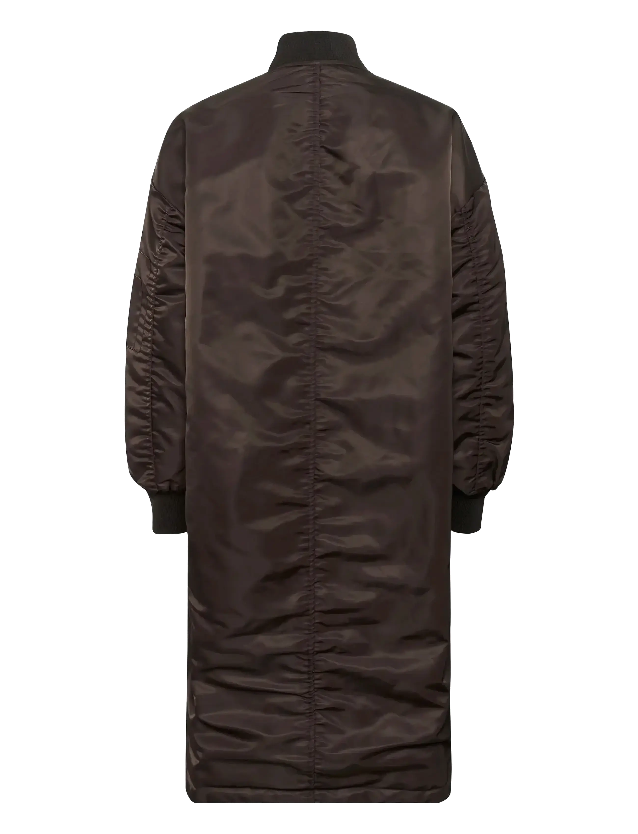 My Essential Wardrobe - HelgaMW Reversable Long Jacket - bomberjacken - espresso - 2