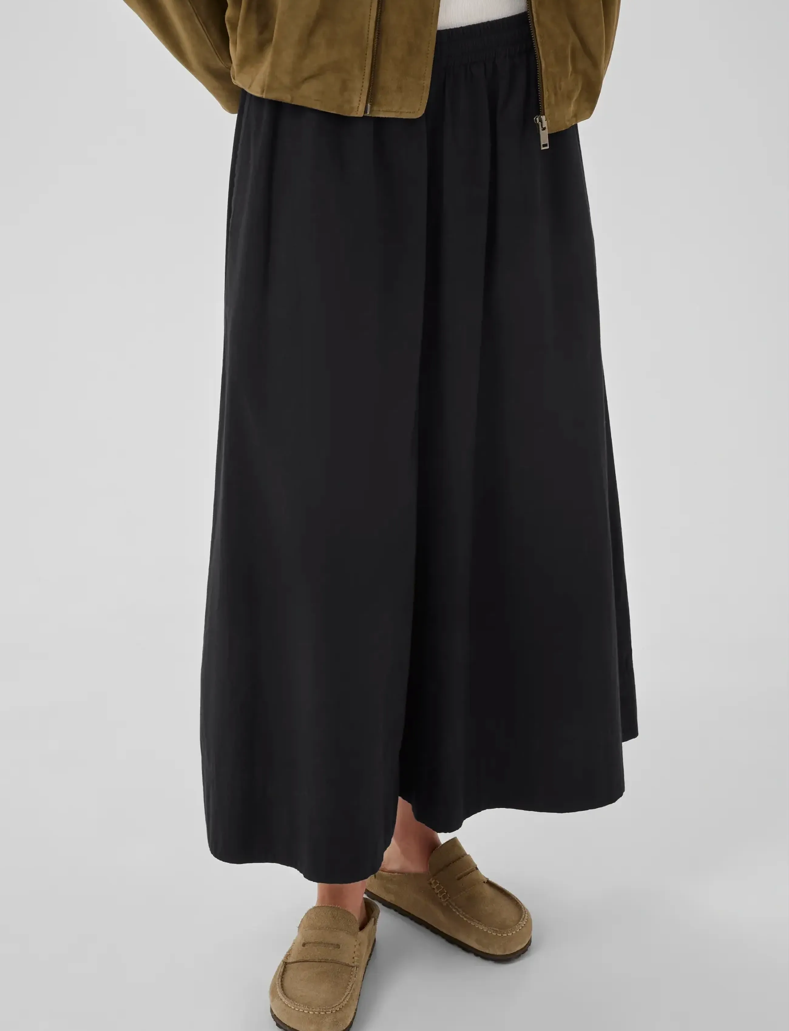 My Essential Wardrobe Sunnamw Skirt Pant, 44, Trousers, Schwarz - Culottes, Frauen
