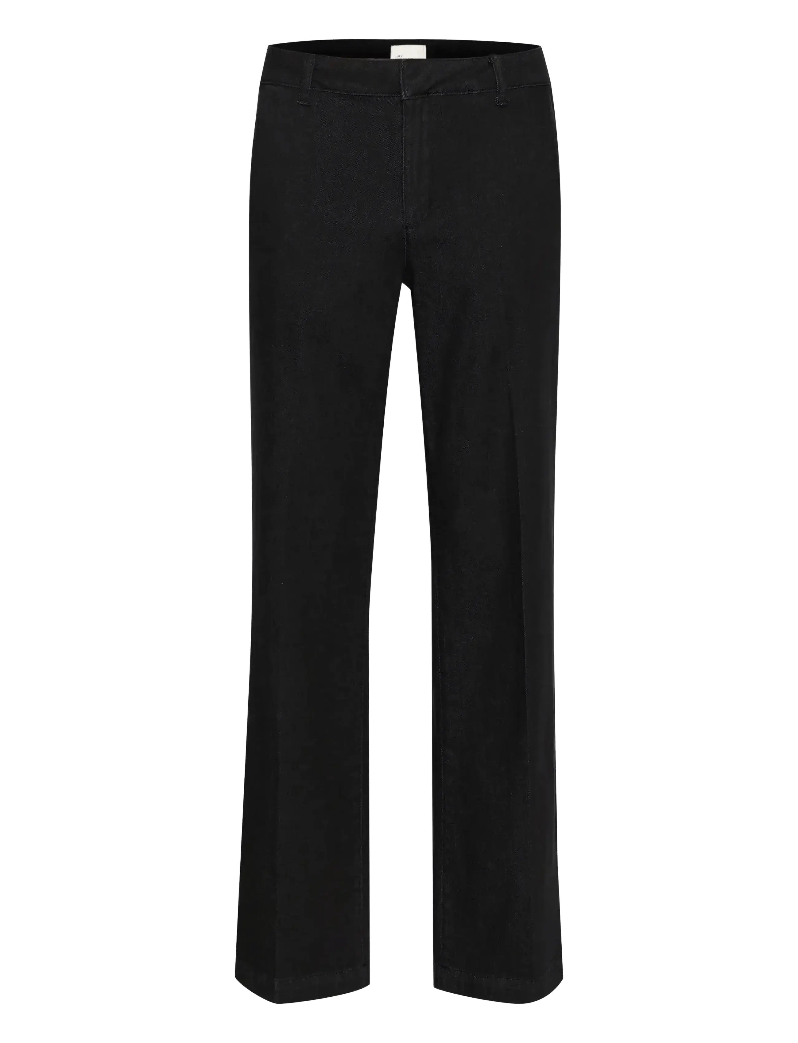 My Essential Wardrobe 30 THE LARA 115 PANT - Kläder - BLACK WASH / black