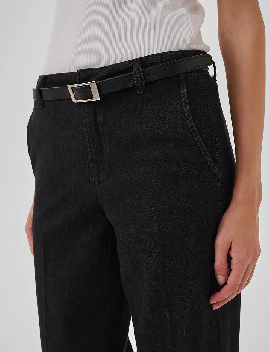 My Essential Wardrobe - JEANS WIDE 30 THE LARA 115 - gerade jeans - black wash - 5