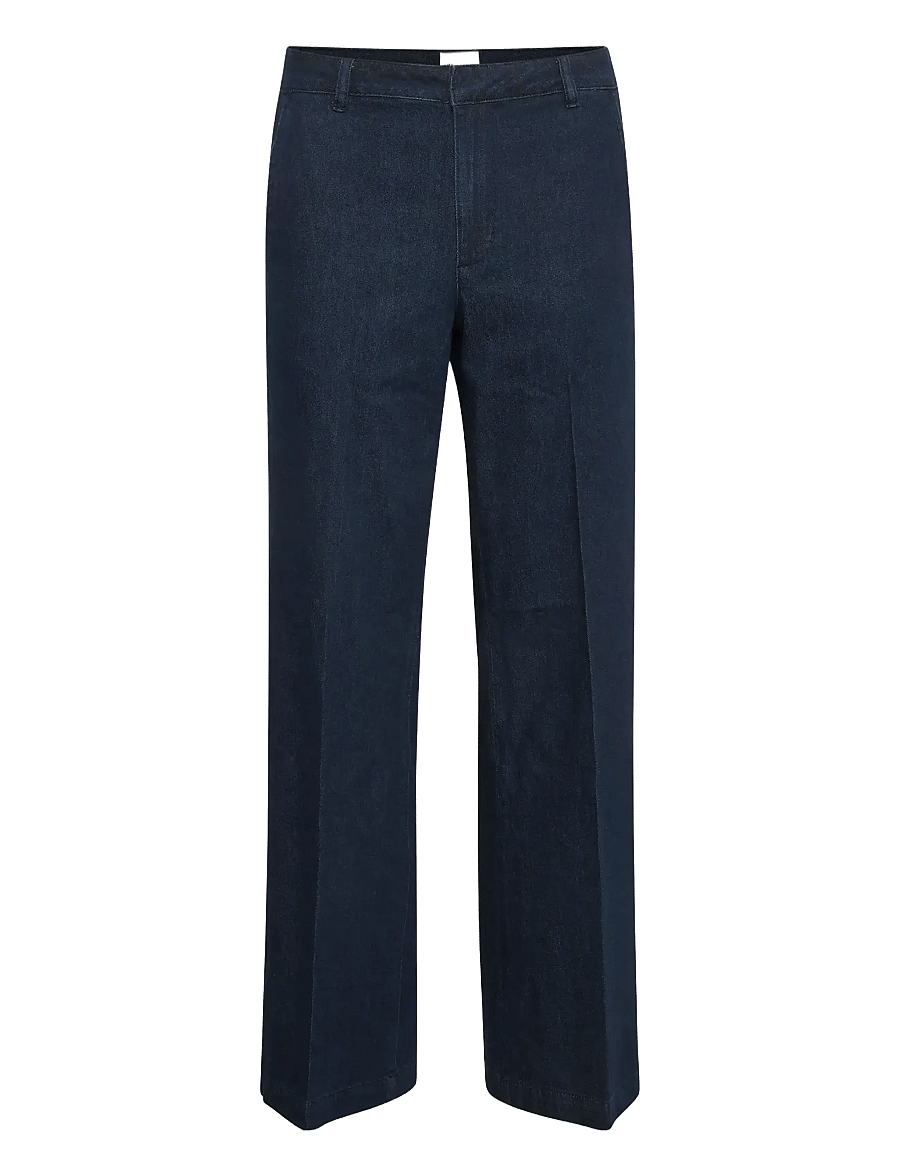 My Essential Wardrobe - JEANS WIDE 30 THE LARA 115 - straight jeans - dark blue un-wash - 1