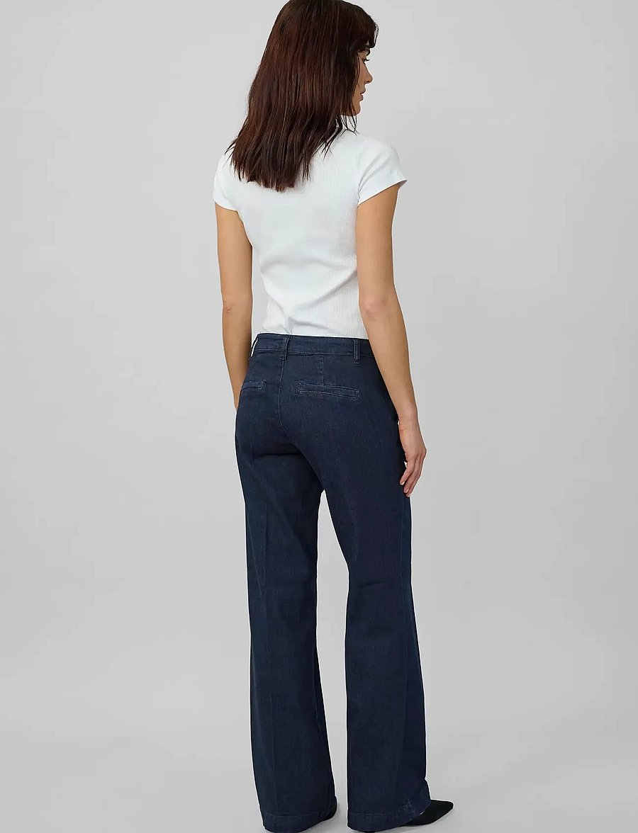 My Essential Wardrobe - JEANS WIDE 30 THE LARA 115 - straight jeans - dark blue un-wash - 4