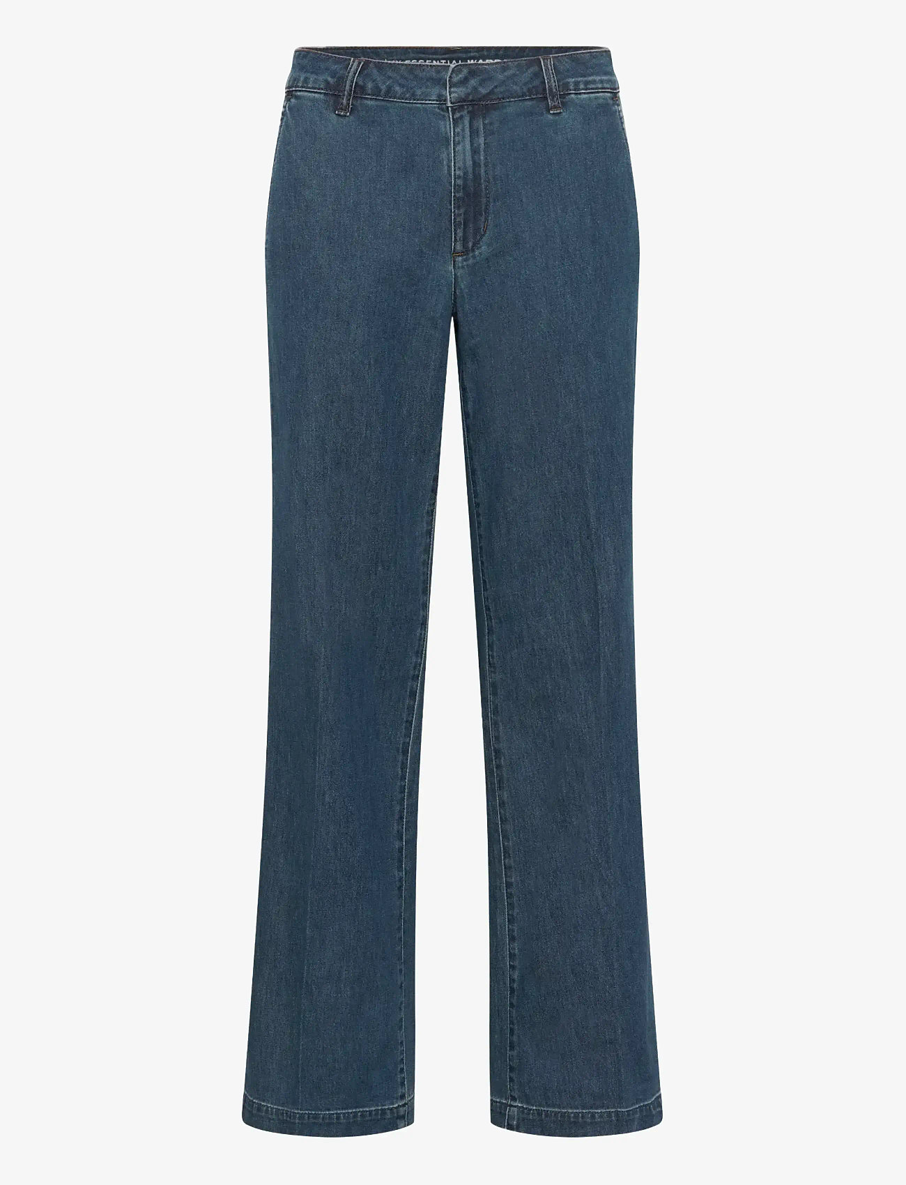 My Essential Wardrobe - 30 THE LARA 115 PANT - straight jeans - dark blue wash - 1