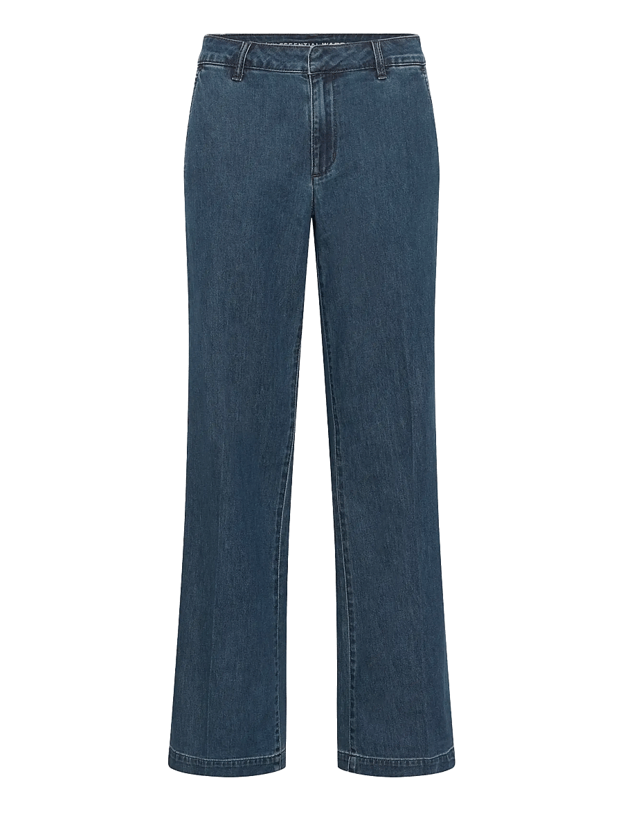 My Essential Wardrobe - JEANS WIDE 30 THE LARA 115 - straight jeans - dark blue wash - 1