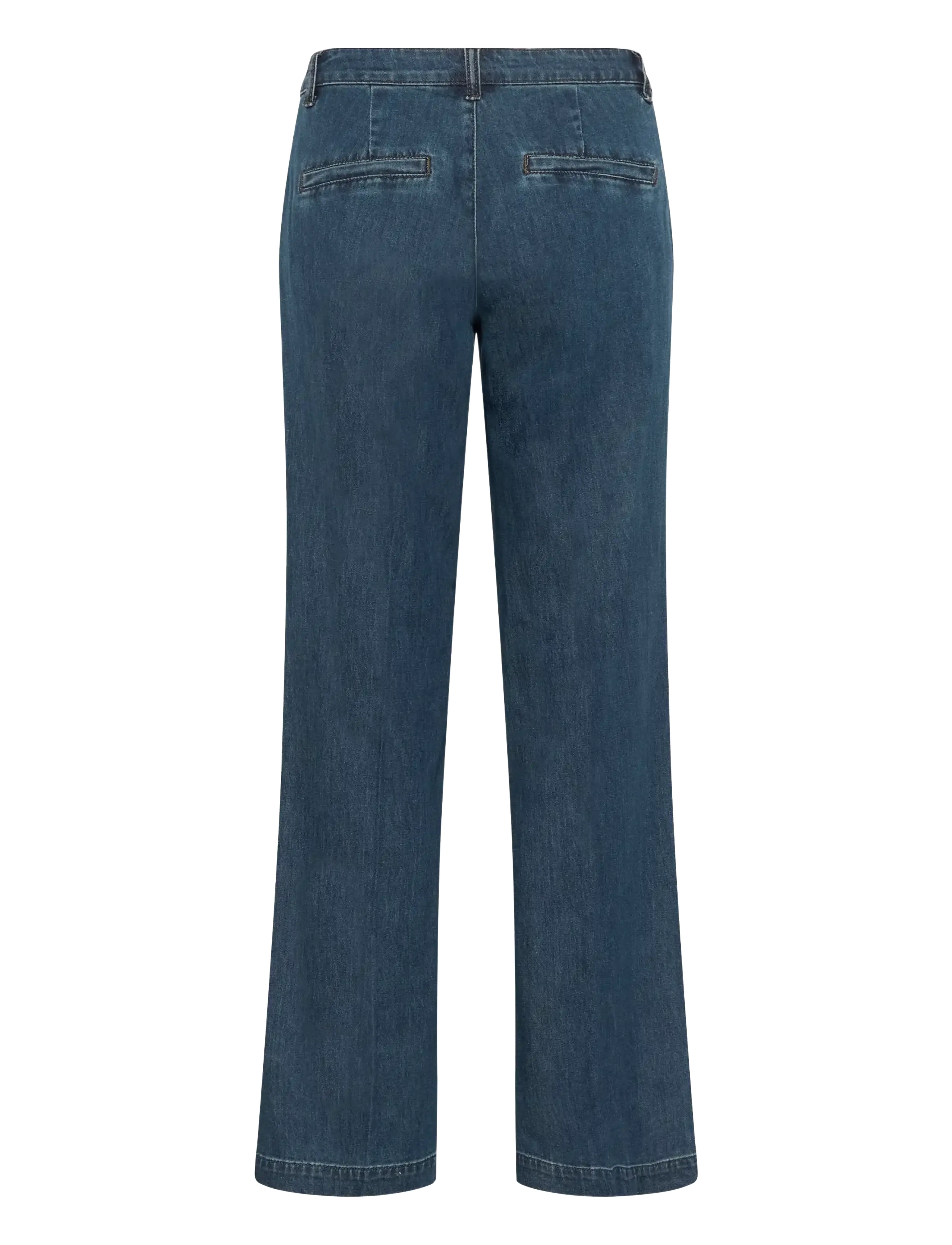 My Essential Wardrobe - 30 THE LARA 115 PANT - sirge säärega teksad - dark blue wash - 2