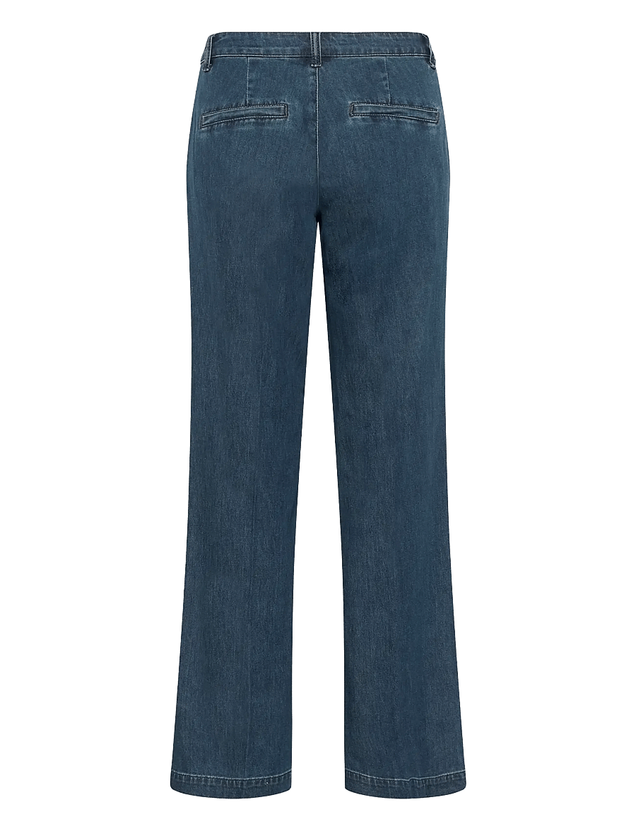 My Essential Wardrobe - JEANS WIDE 30 THE LARA 115 - straight jeans - dark blue wash - 2