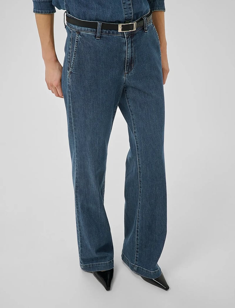 My Essential Wardrobe - 30 THE LARA 115 PANT - straight jeans - dark blue wash - 0