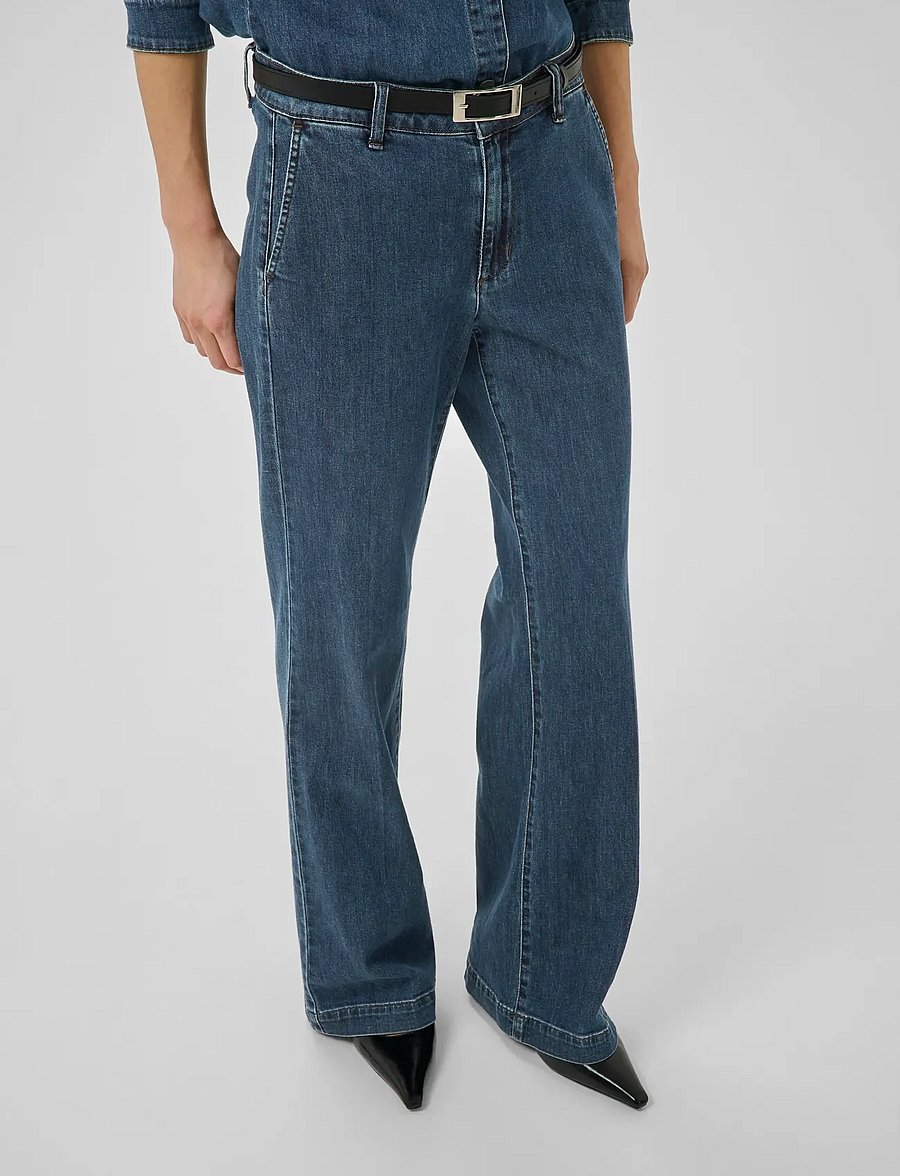 My Essential Wardrobe - JEANS WIDE 30 THE LARA 115 - straight jeans - dark blue wash - 0