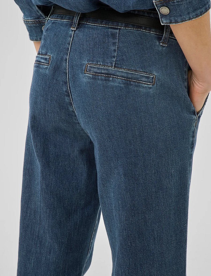 My Essential Wardrobe - JEANS WIDE 30 THE LARA 115 - straight jeans - dark blue wash - 5