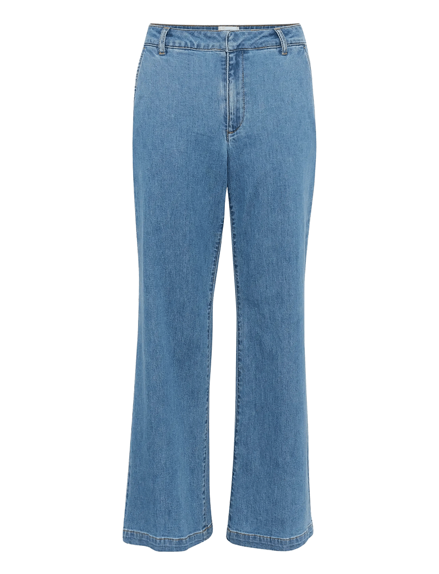 My Essential Wardrobe - JEANS WIDE 30 THE LARA 115 - straight jeans - medium blue wash - 1