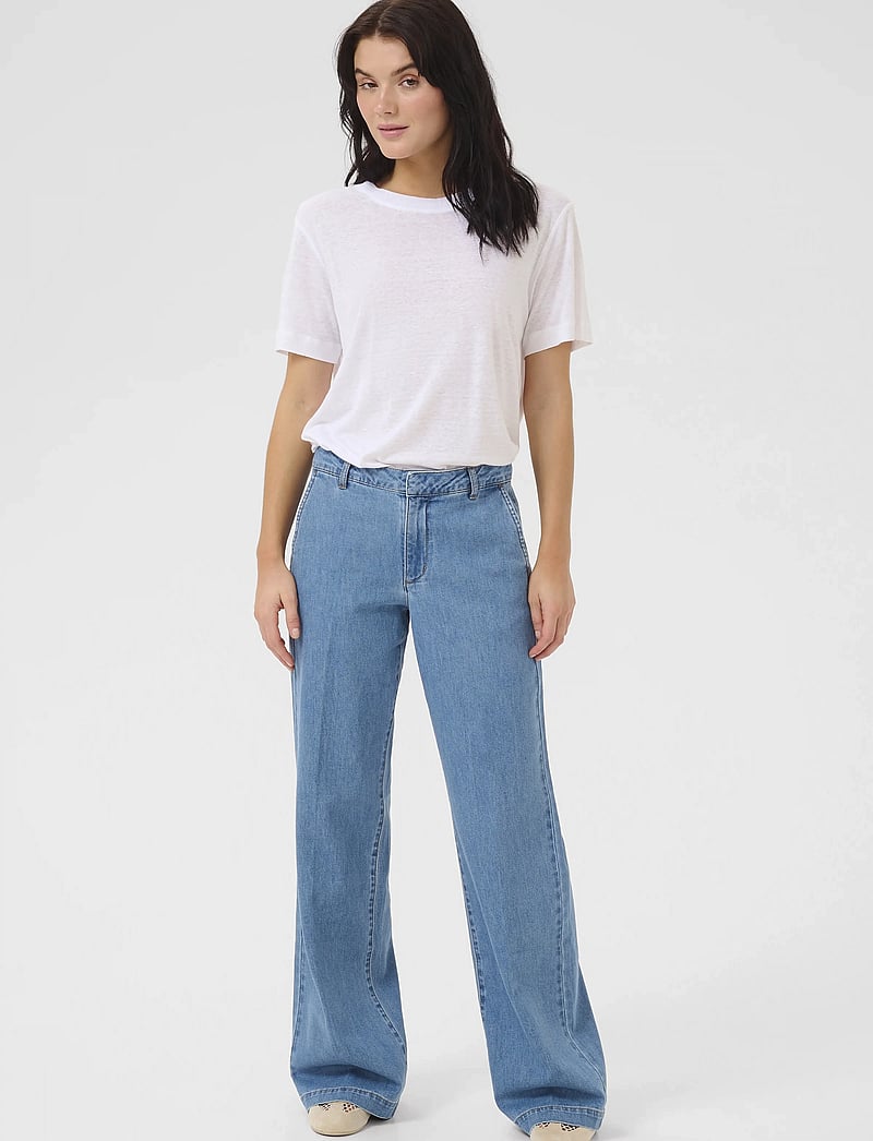 My Essential Wardrobe - 30 THE LARA 115 PANT - straight jeans - medium blue wash - 3