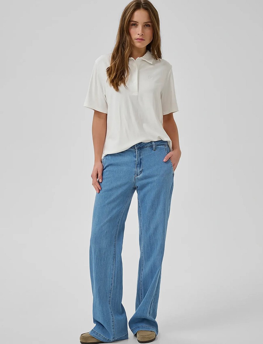 My Essential Wardrobe - JEANS WIDE 30 THE LARA 115 - straight jeans - medium blue wash - 3