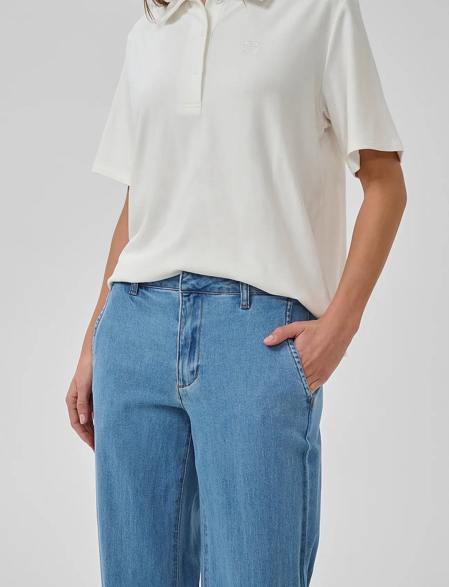 My Essential Wardrobe - JEANS WIDE 30 THE LARA 115 - straight jeans - medium blue wash - 5