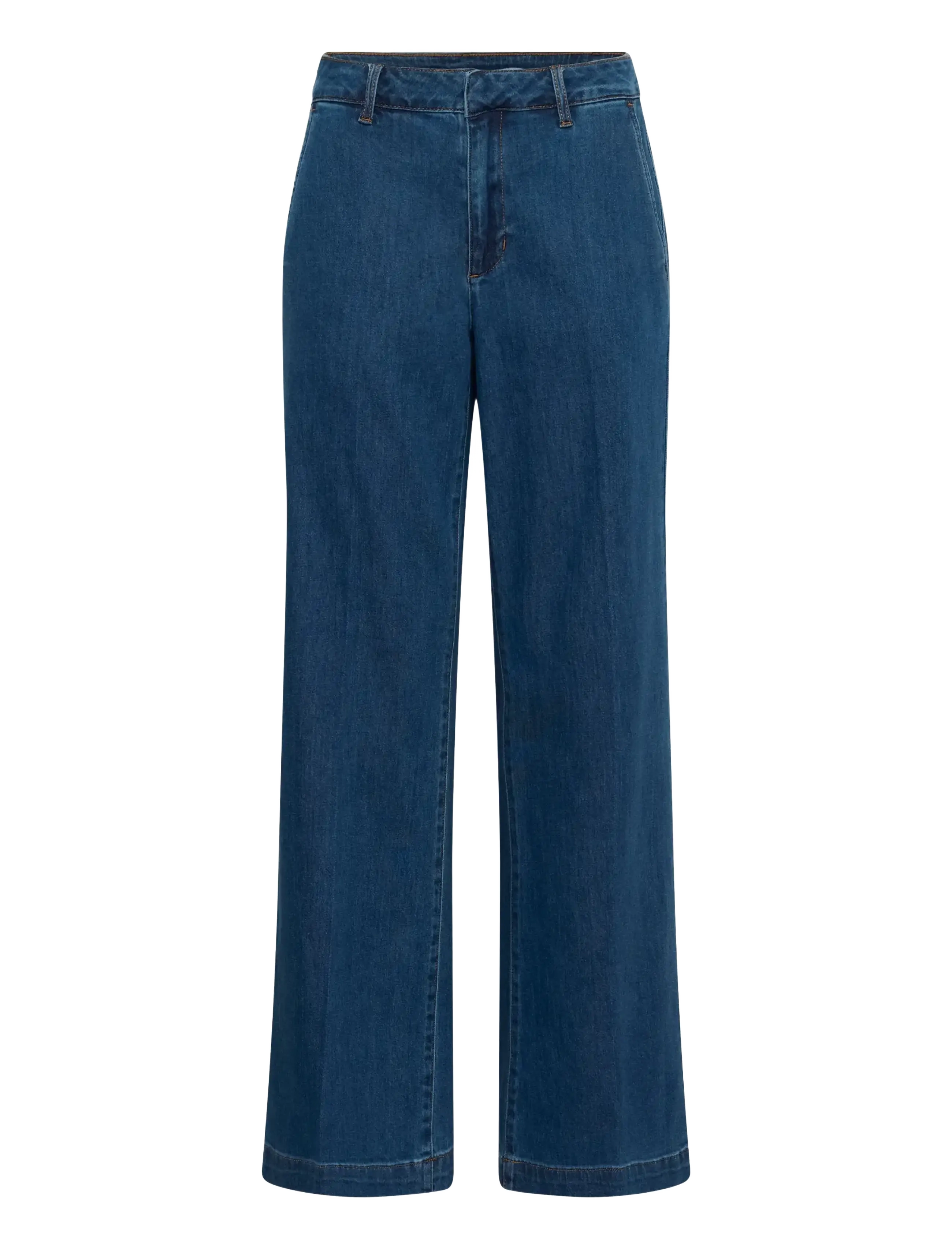 My Essential Wardrobe 30 THE LARA 115 PANT - Denim - MEDIUM CLEAR BLUE WASH / blue
